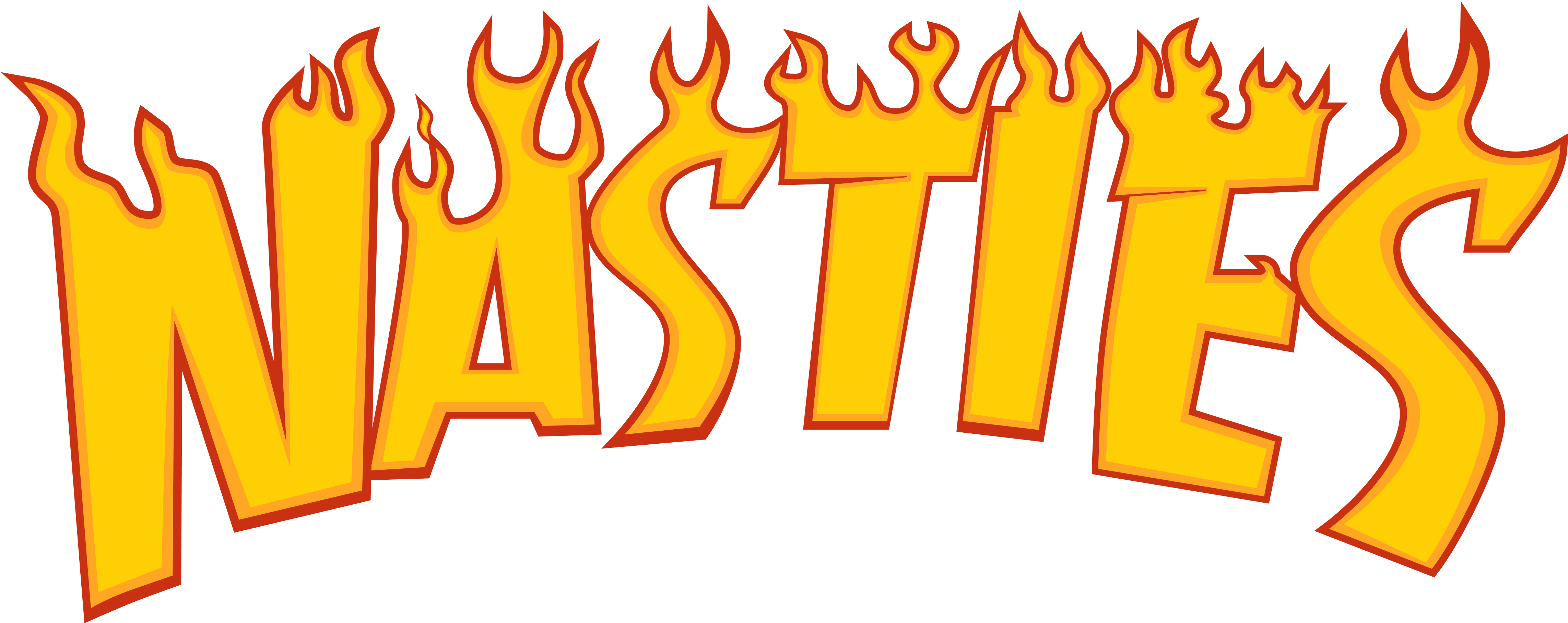 nasties thrasher sticker